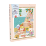 Kit de Pintura con Diamantes Positano de Petra vista frontal del lienzo