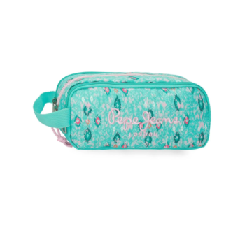 Portatodo Triple Sun Turquesa Verde Pepe Jeans frontal