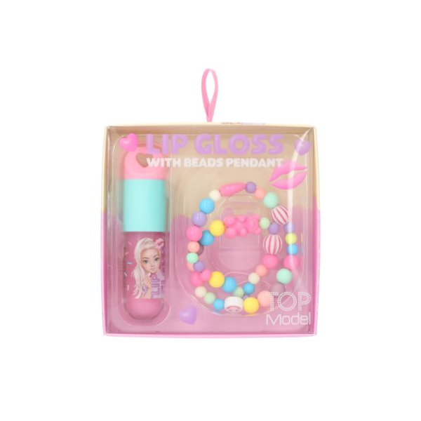 Brillo de Labios con Colgante Candy Glam de TopModel - Librería Campoamor Brillo labios TopModel Candy Glam rosa arándanos
