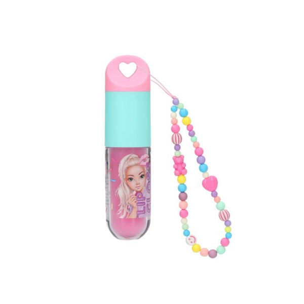 Brillo de Labios con Colgante Candy Glam de TopModel - Librería Campoamor Brillo labios aroma tarta arándanos