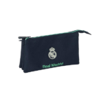Estuche Triple Real Madrid Segunda Equipación 25/26 con tres compartimentos
