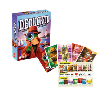 deduckto aquí hay pato encerrado juego de mesa caja