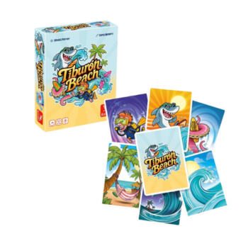tiburón beach juego de mesa caja del juego