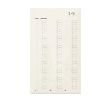 Tarjetas habit tracker 1·9 TGM