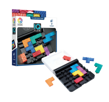 IQ Flow rompecabezas deslizante con tablero y piezas