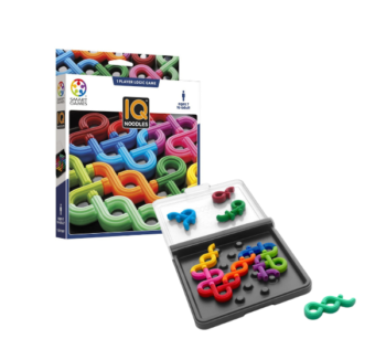 Juego de lógica IQ Noodles con piezas en forma de fideos