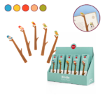 Marcapáginas Birdie Balvi con pajarito sobresaliendo del libro