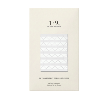 Esquinas adhesivas transparentes planner