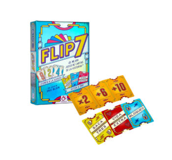 Flip 7 juego de mesa con baraja de cartas