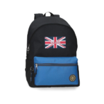 Mochila 44cm Adaptable a Carro Henry Negro Pepe Jeans frontal