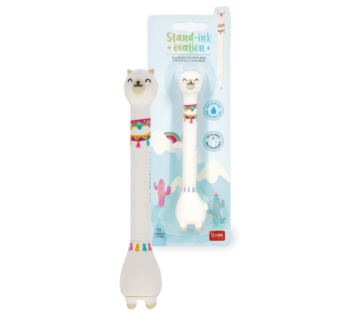 Bolígrafo Stand-Ink de Llama Legami para escritorio