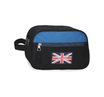 Neceser Doble Henry Negro Pepe Jeans vista frontal