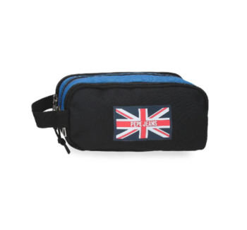 Portatodo Triple Henry Negro Pepe Jeans vista frontal