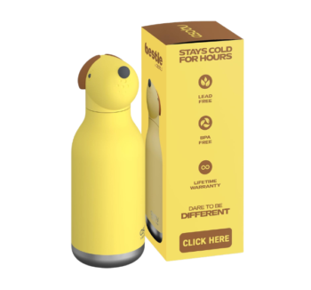 Botella Térmica Asobu Perro Amarillo infantil