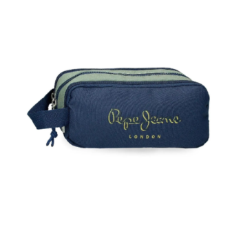 Portatodo Triple Arwyn Marino Pepe Jeans vista frontal