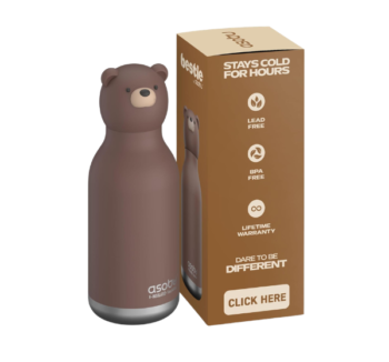Botella Térmica Asobu Oso Marrón infantil