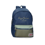 Mochila 44cm Adaptable a Carro Arwyn Marino Pepe Jeans frontal