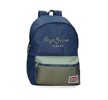 Mochila 44cm Adaptable a Carro Arwyn Marino Pepe Jeans frontal