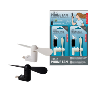 Mini Ventilador para Móvil USB-C Kikkerland portátil