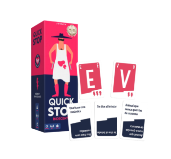 Quick Stop Indecente Juego de Cartas caja