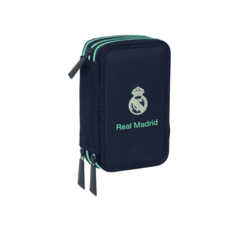 Plumier Triple Real Madrid Segunda Equipación 25/26 completo