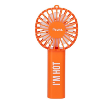Ventilador Portátil “I'm Hot” Naranja con lanyard incluido