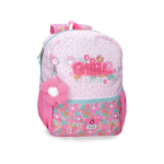 Mochila Juvenil Adaptable a Carro 33cm Girl Zone Enso rosa con estampado floral