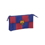 Estuche triple FC Barcelona azul y granate 25/26