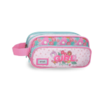 Portatodo Triple Girl Zone Enso rosa con estampado floral
