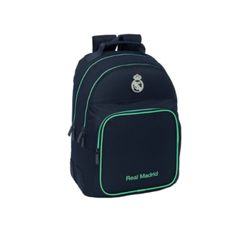 Mochila doble Real Madrid Segunda Equipación 25/26 azul marino