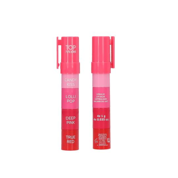 Bálsamo Labial con Color Candy Glam de TopModel - Librería Campoamor Bálsamo labios hidratante TopModel colores