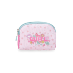 Monedero Girl Zone Enso rosa con estampado floral