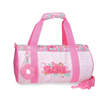 Bolsa de Viaje Girl Zone Enso rosa con estampado floral