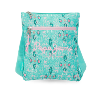 Bandolera Sun Turquesa Verde Pepe Jeans frontal