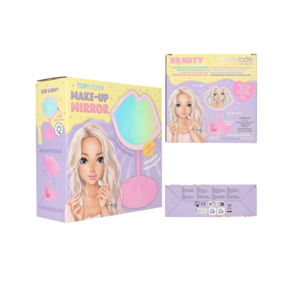 Espejo de Maquillaje Candy Glam de TopModel - Librería Campoamor Espejo maquillaje portátil LED TopModel