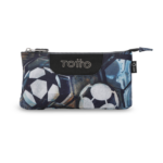 Estuche Escolar Triple Soccer Totto diseño fútbol