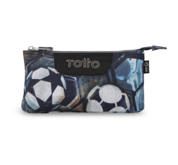 Producto: Estuche Escolar Triple Soccer Totto diseño fútbol