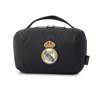 Neceser de Viaje Real Madrid Totto vista frontal con escudo