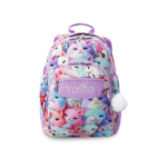 Mochila Escolar Infantil Gatos Kawaii Totto diseño frontal