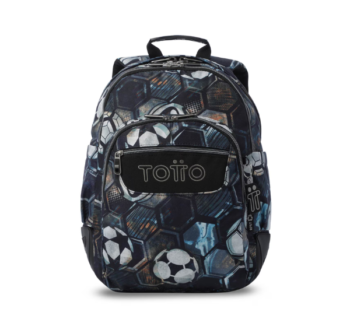 Producto: Mochila Escolar Infantil Soccer Totto diseño frontal