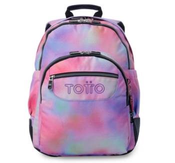 Mochila Escolar Juvenil Degradado Totto vista frontal