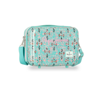 Neceser de Viaje Adaptable Sun Turquesa Pepe Jeans frontal