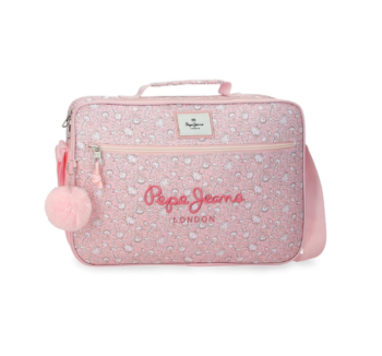 Cartera Extraescolar Mia Rosa Claro Pepe Jeans frontal