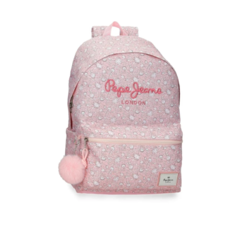 Producto: Mochila Escolar Mia Rosa Claro Pepe Jeans frontal