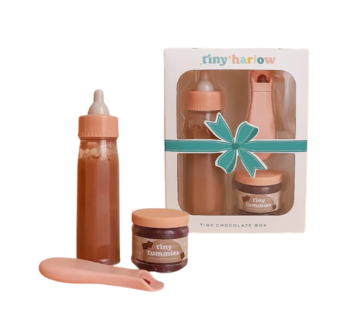 Set de Biberón y Tarro Mágico de Chocolate Tiny Harlow