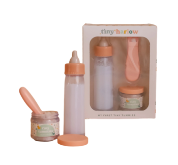 Set de Biberón y Tarro Mágico Primera Comida Tiny Harlow