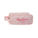 Portatodo Triple Mia Rosa Claro Pepe Jeans frontal
