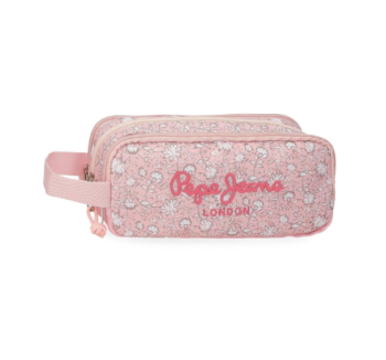 Producto: Portatodo Triple Mia Rosa Claro Pepe Jeans frontal