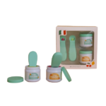 Set de 2 Tarros con Cuchara de Helados para Muñecos