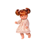 Bomboncín Vestido Flores Rosas Chaqueta Beige